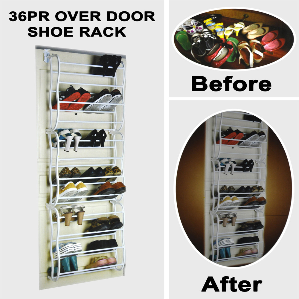 Wall Hanging Shoe Rack over-the-door 36 pair wall hanging shoe rack organizer holder Wall Hanging Shoe Rack over-the-door 36 pair wall hanging shoe rack organizer holder