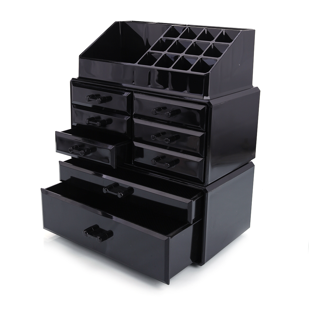 8 Drawers Acrylic Tower Organizer Cosmetic Makeup Jewelry Storage