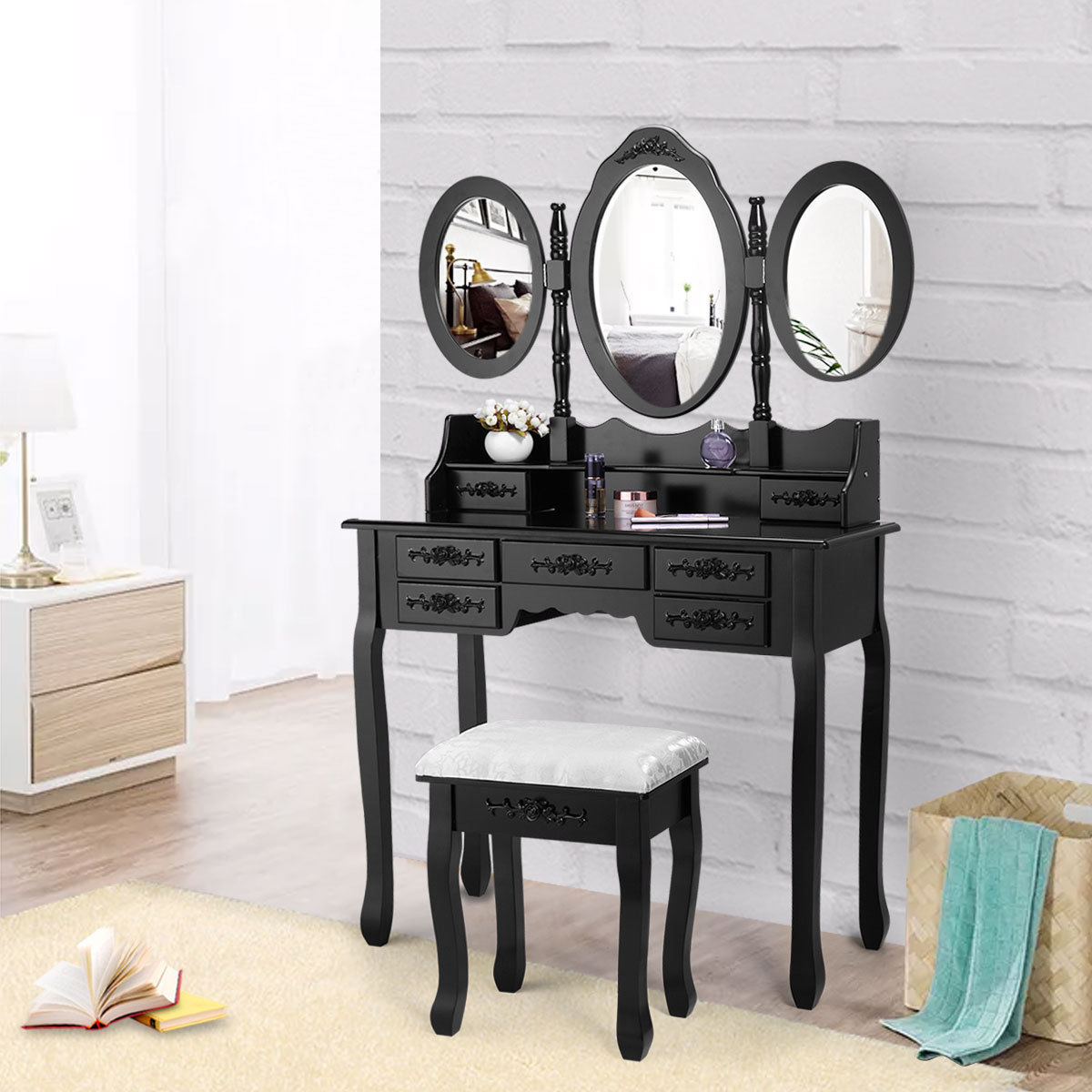 Black Vanity Tables You Ll Love In 2019 Wayfair