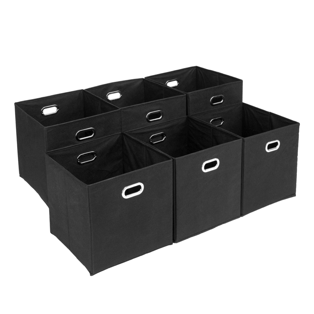 6pcs Fabric Storage Box Cubes Foldable Kids Organizer Bedroom