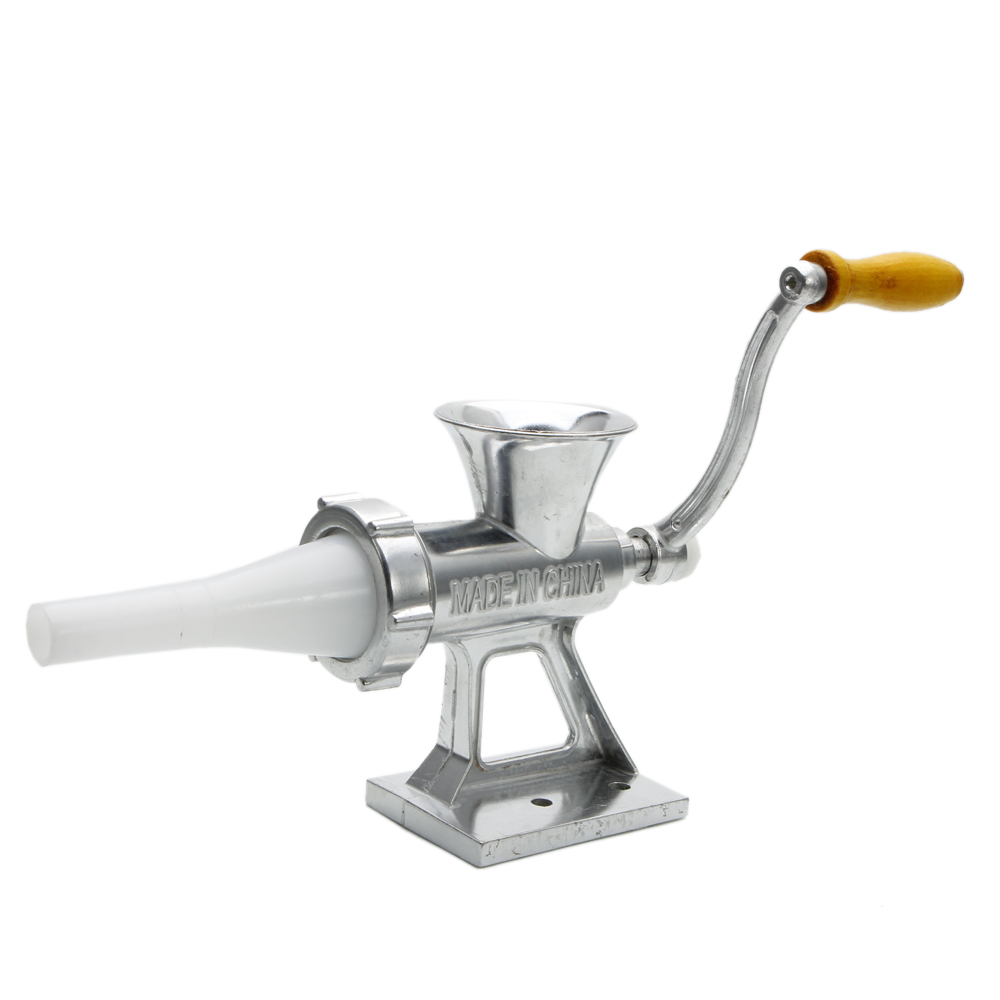 Hand Operated Crank Hand Meat Grinder Sausage Maker Mincer 4Function