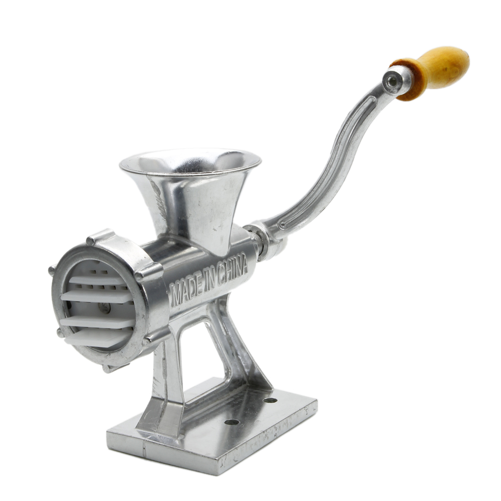 Hand Operated Crank Hand Meat Grinder Sausage Maker Mincer 4Function