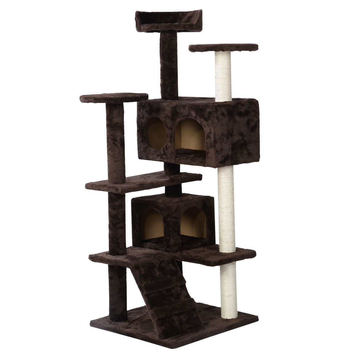 36" 52" 60" 80" Cat Tree Tower Condo Furniture Scratch Post Kitty Pet