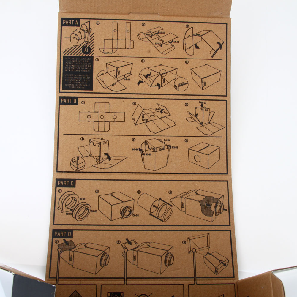 Cardboard Smartphone Projector DIY Smartphone Projector Assembled ...