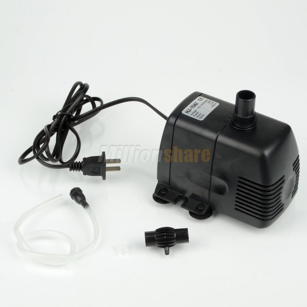 110V Small Submersible Aquarium Fish Tank & Water Feature Pump 200