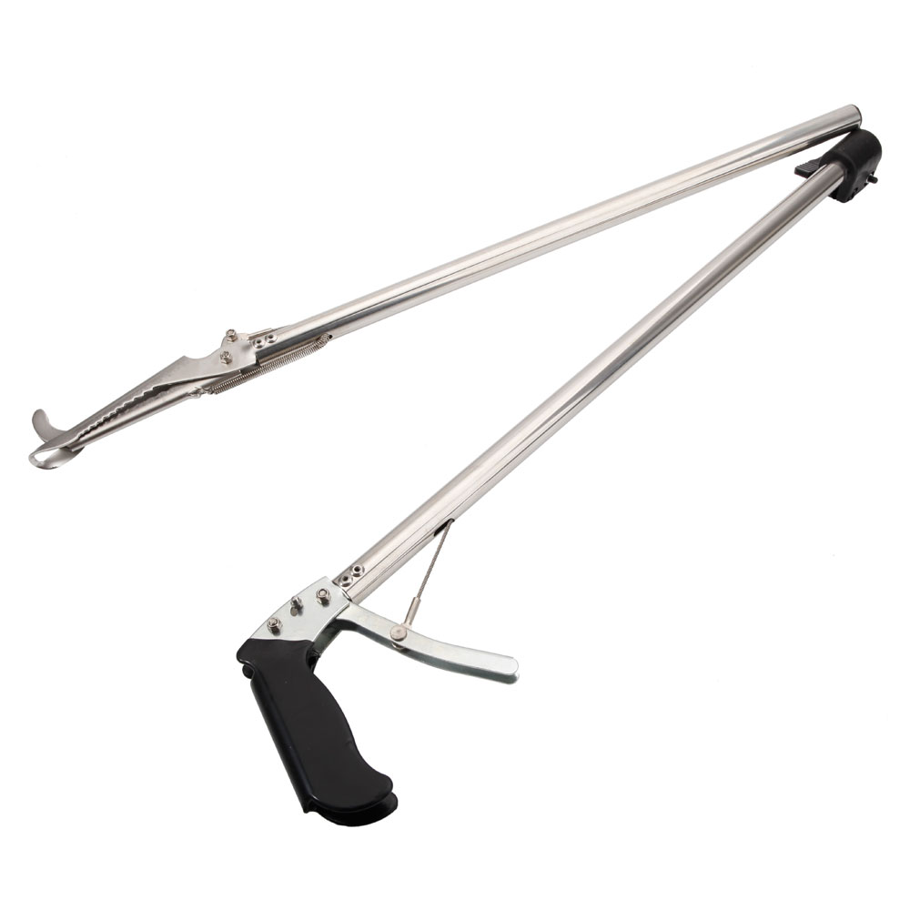 New 27"39"47" Reptile Snake Tongs Stick Catcher Heavy Duty Folding Self