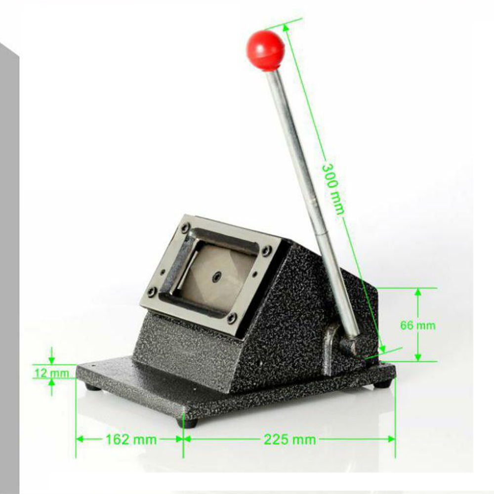 Heavy Duty Photo ID Manual Die Cutter Punch Credit Card Round Corner eBay