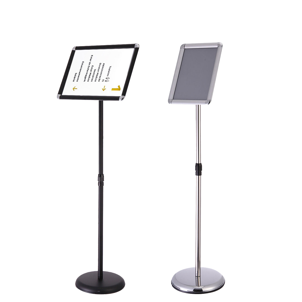 Display Advertising Stand Adjustable Height With A3 Poster Frame