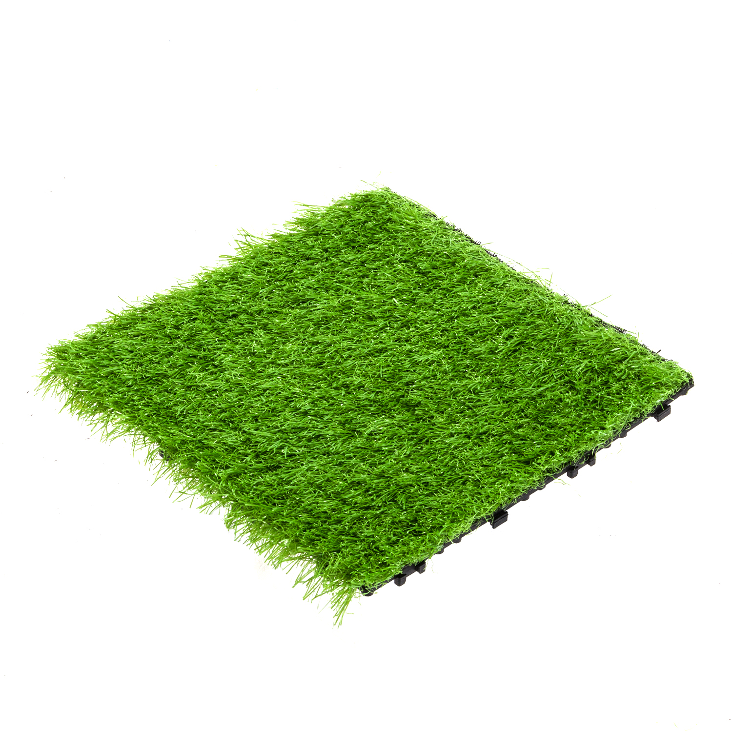 Artificial Grass Tile Interlocking Floor Tile Fake Grass Turf Carpet